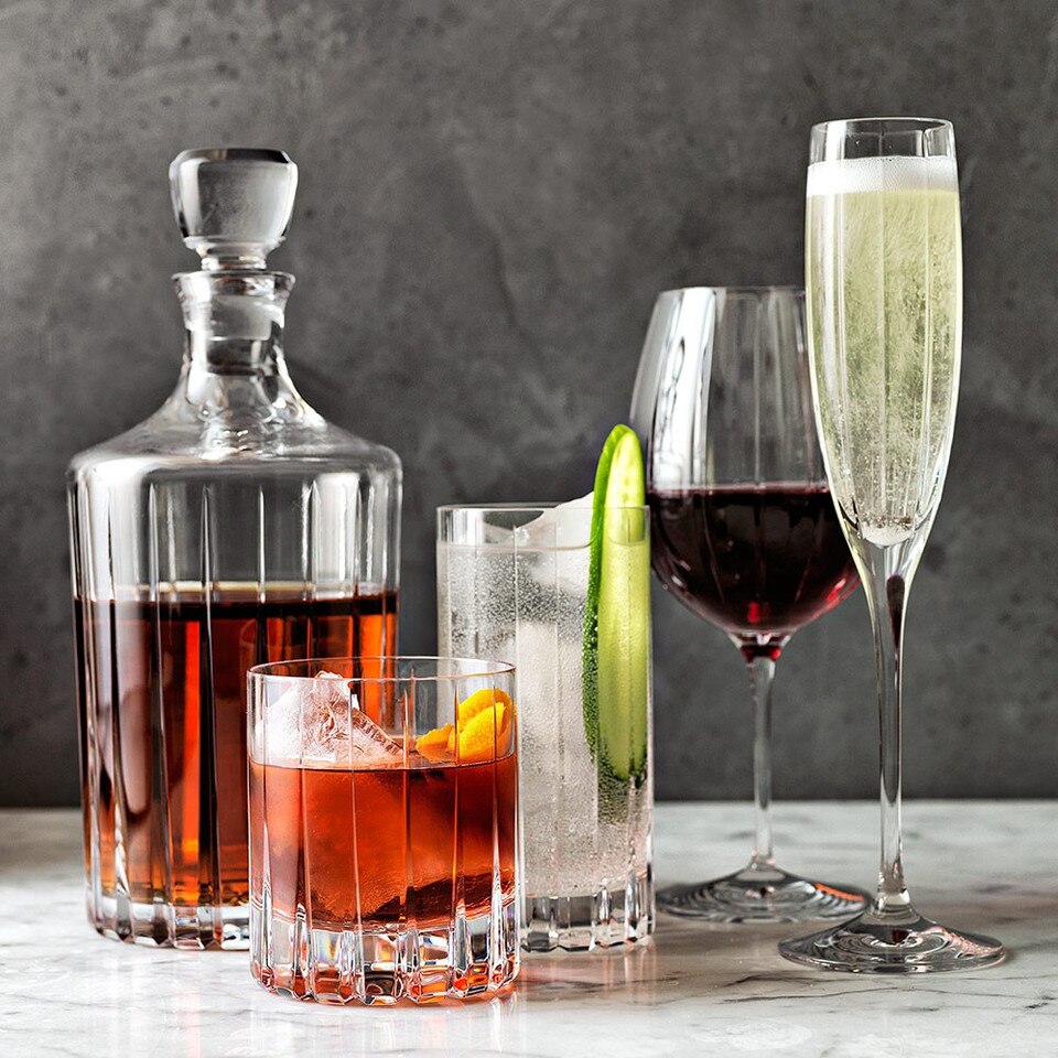 Dorset Crystal Double OldFashioned Glass Williams Sonoma Australia